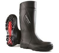 Dunlop Purofort+ FULL Safety Wellington C762041 Black/Red Size UK 12_14/15