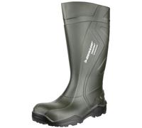Dunlop Purofort+ Full Safety Wellington Green Sturdy outsole design for offeri