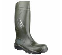 (8 UK, Green) Dunlop Adults Unisex Purofort Plus Full Safety Wellies