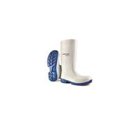 DUNLOP Purofort FoodPRO - Unisex Multigrip Safety Waterproof Work Boots, Blue, Antistatic and Slip-Resistant Wellies with Steel Toecap for Outdoor and Food Processing Industry - EU38, UK5