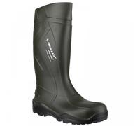 Dunlop Purofort+ Plain Rubber Wellingtons Green Size 42