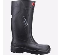 Dunlop Purofort+ Professional Full Safety S5 Wellington Boots Mens Black
