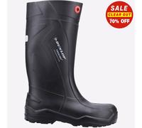 Dunlop Purofort+ Professional Full Safety S5 Wellington Boots Mens Black