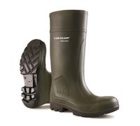 Dunlop Purofort Professional Full Safety Wellingtons Green