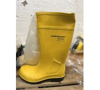 DUNLOP PUROFORT PROFESSIONAL SAFETY BOOTS WITH MIDSOLE YELLOW POLYURETHANE