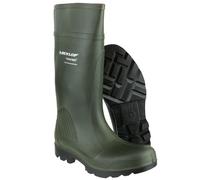 Dunlop Purofort Professional Wellington Boots - Green - Size 10