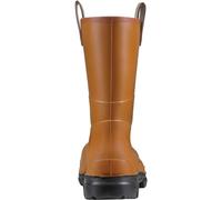 Dunlop Purofort RigPRO Full Safety Fur lining Wellington Brown/Black SRC rated