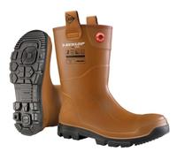 Dunlop Work Boots Purofort RigPRO Full Safety, Midcalf, Waterproof, Steel Toe/Antistatic - EU44/UK10