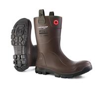 DUNLOP Purofort RigPRO Full Safety Industry Boots, Dark brown, UK 10.5