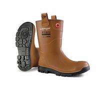 Dunlop Purofort Rigpro Full Safety Waterproof Rigger Boots 1Pr Fur Lined Tan 12 LJ2HR4812