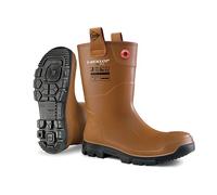 Dunlop Purofort Rigpro Full Safety Waterproof Rigger Boots 1Pr Unlined Tan 13 LJ2HR4213