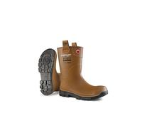 Dunlop Purofort Rigpro Full Safety Boot Fur Lined Tan Size 9