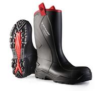 Dunlop Purofort +Rugged Full Safety Rigger Boots Black Size 7