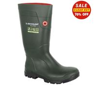 Dunlop Purofort Terrapro Mens Outdoor Wellington Boots Green