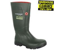 Dunlop Purofort Terrapro Mens Outdoor Wellington Boots Green