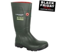 Dunlop Purofort Terrapro Mens Outdoor Wellington Boots Green