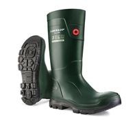 Dunlop Purofort Terrapro Non Safety Wellington Boots Green Work Wellies