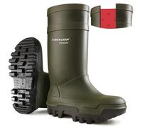 Dunlop - PUROFORT THERMO+SAFETY Wellington Boot ORANGE GREEN