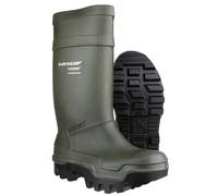 Dunlop PuroFort Thermo+ Safety Boots – Steel Toe & Midsole S5 – Green UK 7/EU 41