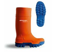 Dunlop Mens Purofort Thermo+ Full Safety Wellingtons - Orange - Size UK 8