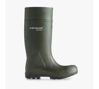 Dunlop Purofort Professional Plain Rubber Wellingtons Green Size 45
