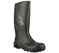 Dunlop PUROFORT+ Unisex Non-Safety Wellington Boots Green - UK 4