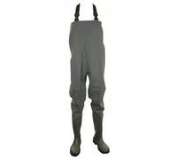 Dunlop PVC Non-Safety Chest Wader 1Pr Green 6 PCW06