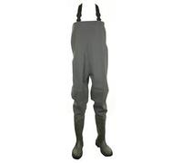 DUNLOP Pricemastor Chest Waders with Boots, PVC, Green, UK 7