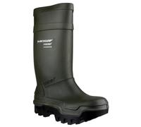 Dunlop Safety Wellington Boots Unisex Mens Purofort Thermo+ Full Green Shoes