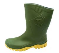 DUNLOP Short Leg Half-Height Wellies Easier On & Off Good For Wider Calf Fitting