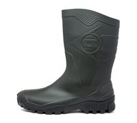 DUNLOP Short Leg Half-Height Wellies Easier On & Off Good For Wider Calf Fitting