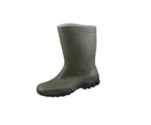 DUNLOP Short Leg Half-Height Wellies Easier On & Off Good For Wider Calf Fitting