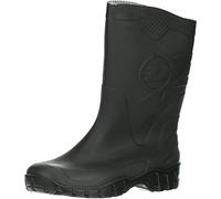 DUNLOP Short Leg Half-Height Wellies Easier On & Off Good For Wider Calf Fitting,Black,11 UK