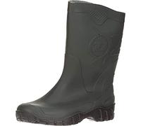 DUNLOP Short Leg Half-Height Wellies Easier On & Off Good For Wider Calf Fitting,Green/Black Sole,6.5 UK