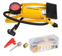 Dunlop Single Barrel Foot Air Pump Car Bike Bicycle Manometer Inflatables Balls