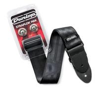 Jim Dunlop 48300102001 Dunlop SLST001 Straplok® Pak, Nickel Dual Design Straplok® & Strap