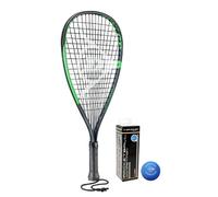 Dunlop Sonic Ti Racketball Racket & 3 Dunlop Racketball Balls