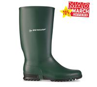 DUNLOP Sport Heritage Green/Black Wellington Boots - Rain Boots for Women, Men, Boys and Girls, Size 39