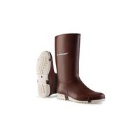 DUNLOP Sport Burgundy/White Wellington Boots - Rain Boots for Women, Men, Boys and Girls, Size 42