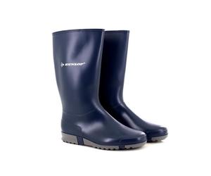 Dunlop Sport Wedge Wellington Navy Blue PVC