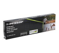 Dunlop Sport Net 609 x 220 cm - Volleyball Net - Tennis Net - Badminton Net - Complete Set with Poles, Net, Ground Anchors and Tension Ropes - Versatile - Green/Black