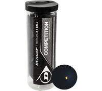 Dunlop Sports Competition Squash Balls 3-Ball Tube
