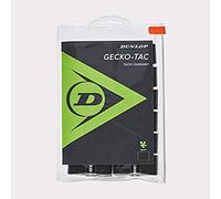 Dunlop Sports Gecko Tac Tennis Overgrip, 12-Grip Pack, Black
