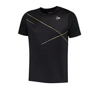 Dunlop Sports Men's Game Tee 1 Tennis Shirt, Black, 3XL
