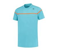 Dunlop Sports Men's Game Tee 2 Tennis Shirt, Aqua Blue, XS