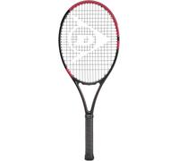 Dunlop Sports Team 285 Pre-Strung Tennis Racket, 1/4 Grip, black/red