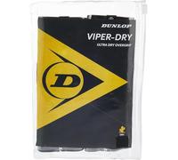 Dunlop Sports ViperDry Ultra Dry Tennis Overgrip, 12 Grip Bag, Black