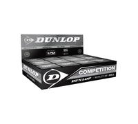Dunlop Squash Balls Competition Yellow, 12 Balls, for Beginners and Advanced Players ? slow speed