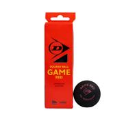 Dunlop Squash Balls Game Red, Red Dot, 3 Balls
