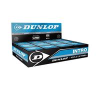 Dunlop Squash Balls Intro Blue, 12 Balls, for Beginners and Hobby Players - Fast Speed